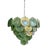 Italian Pendant Light with Green Iridescent Glass Discs from Justfurnituress SRL For Sale - Image 11 of 14