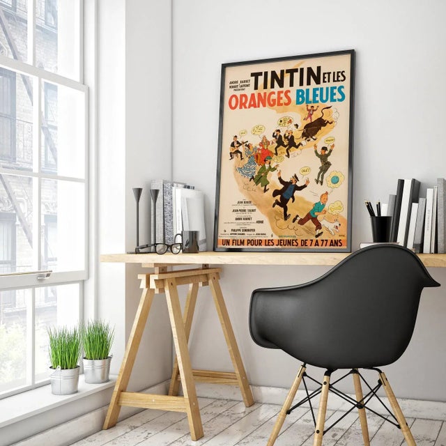 Mid-Century Modern Vintage French Movie Poster, 1964 For Sale - Image 3 of 4