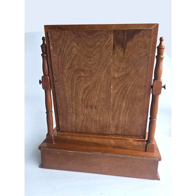1960s Vintage Ethan Allen Baumritter Shaving/Cheval/Vanity Mirror For Sale - Image 15 of 17