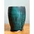 Vintage Blue Green Glazed Pottery Vase For Sale - Image 10 of 12