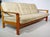 Mid-Century Modern Vintage Scandinavian Teak 3-Seater Sofa, 1970s For Sale - Image 3 of 11