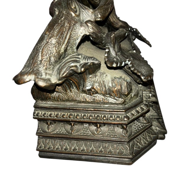 Bronze Bird Statue For Sale - Image 4 of 4