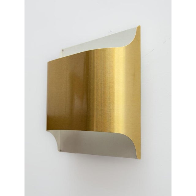 Metal German Sconces in Brass by Dieter Witte for Staff, 1970s, Set of 2 For Sale - Image 7 of 8