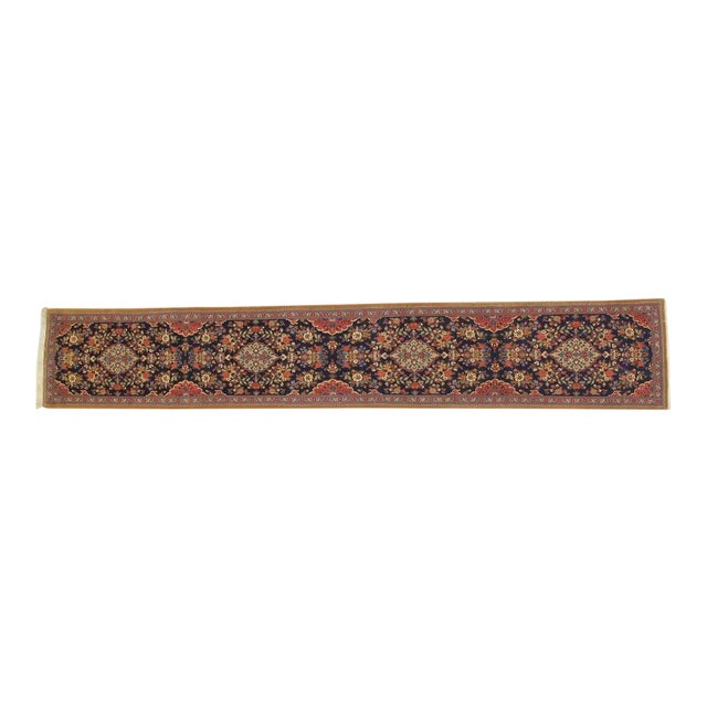 1990s Persian Qum Runner, 2'7" X 15'10" For Sale