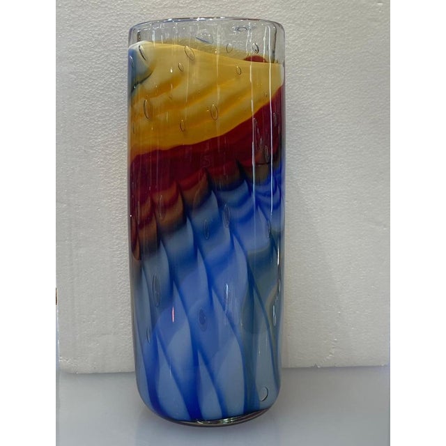 Feather Collection Vase by Enrico Camozzo For Sale - Image 9 of 9