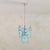 Modern Italian Glass + Chrome Pendant, 1970s For Sale - Image 3 of 12