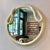 Cream Vintage Circular Cream Swan Mirror For Sale - Image 8 of 8