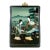 Chinese Reverse Painted Glass of Court Ladies With Scroll, Framed, Circa 1950–1965 For Sale