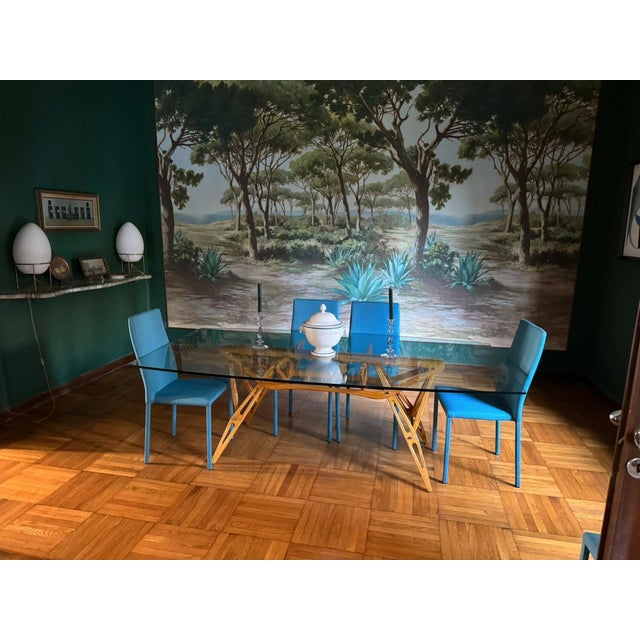 This table is not just a piece of furniture, but one of the finest expressions of Italian design. It is a work of organic...