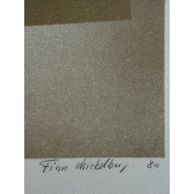 Finn Mickelborg, Abstract Lithograph, 1980, Lithograph For Sale - Image 3 of 5