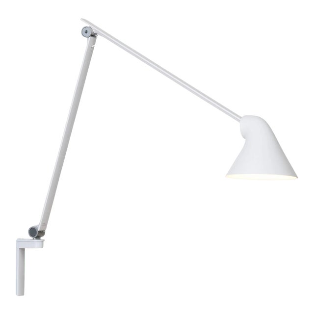 Oki Sato NJP White Large Wall Light for Louis Poulsen For Sale