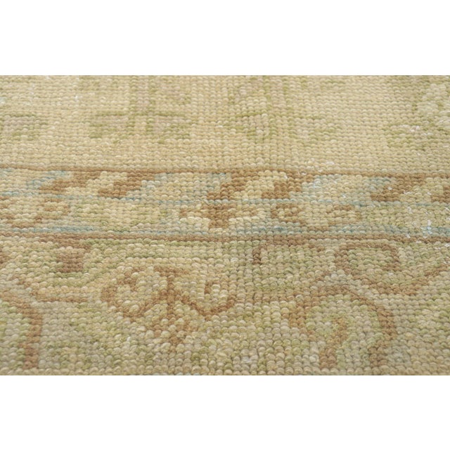 2010s Vintage Earth-Tone Khotan Rug, 08'06 X 09'07 For Sale - Image 5 of 10