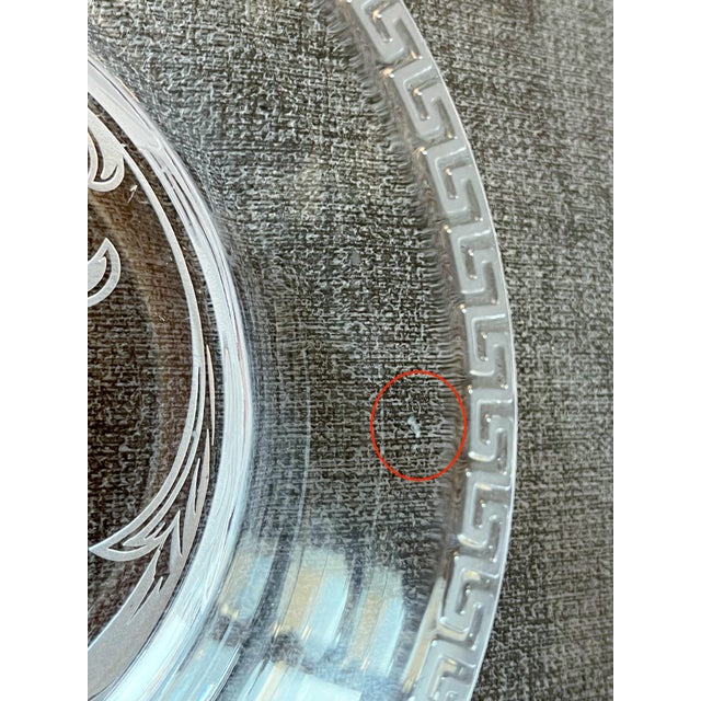 Contemporary Versace for Rosenthal Crystal Bowl For Sale - Image 3 of 12