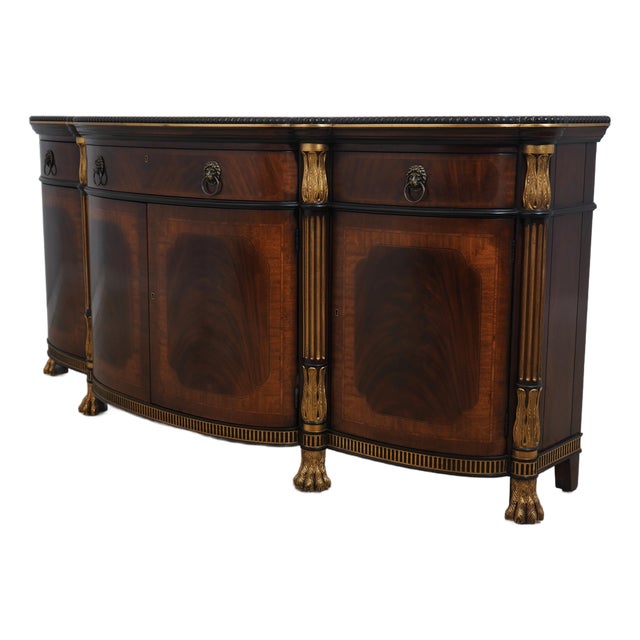 Ej Victor Regency Mahogany Gilded Sideboard For Sale