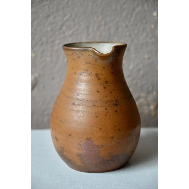 Brutalist Stoneware Pitcher, 1960s For Sale - Image 4 of 10