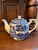 Churchill Vintage Japanese Blue Willow Blue & White Transferware Teapot With Lid For Sale - Image 4 of 11