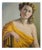 Woman in Yellow Drapery, 1960s, Oil on Canvas For Sale