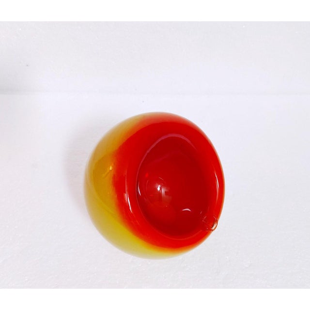 Space Age Art Glass Ashtray by Dragan Drobnjak, Former Yugoslavia, 1970s For Sale - Image 6 of 11
