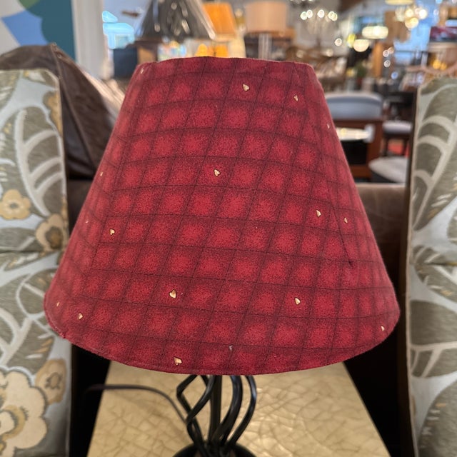 Transitional Vintage Style Twisted Cage Table Lamp For Sale - Image 3 of 12