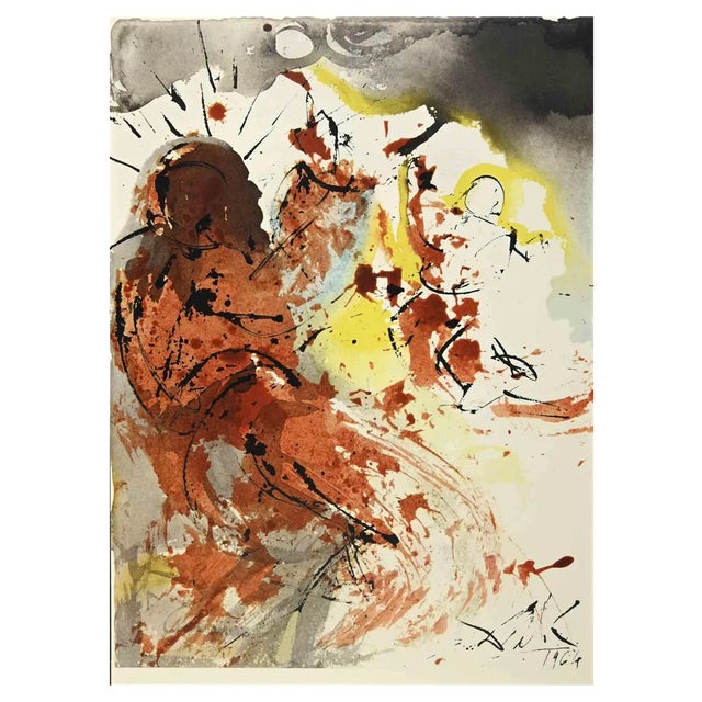 Salvador Dali, Sanctus Hieronymus, Lithograph, 1964 For Sale