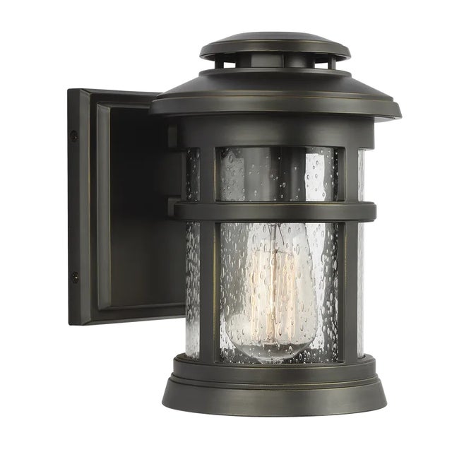 Transitional Sean Lavin By Visual Comfort Studio Newport Extra Small Lantern in Antique Bronze For Sale - Image 3 of 3