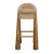 Noir NOIR Laredo Bar Stool, Teak with Synthetic Woven For Sale - Image 4 of 7