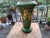 American Rare Antique C. 1910 J.W. Brush -McCoy Majolica Pottery Planter/Jardinier – "W" Mark With Maker's Base Drainage Hole For Sale - Image 3 of 15