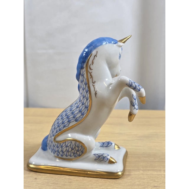 Vinatge Herend Style Franklin Mint Treasury of Unicorns Figurine For Sale In Phoenix - Image 6 of 6