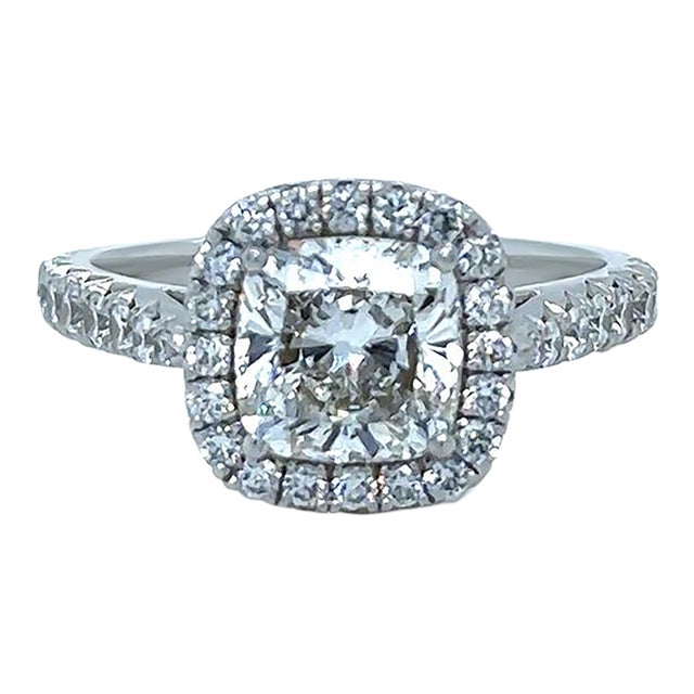 Cartier Platinum Destinée Diamond Ring 2.31ct 5.43g, Size 5.5 For Sale