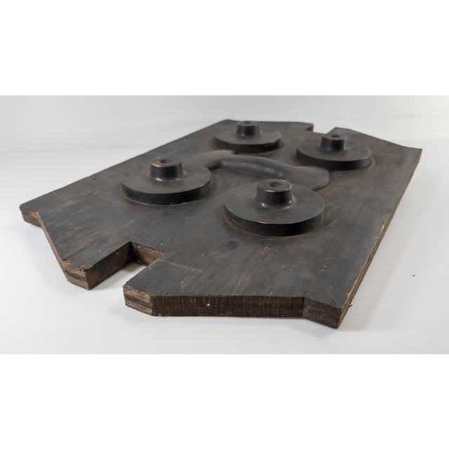 Mid-Century Modern Industrial Mold Sculptural Wall Decor For Sale - Image 9 of 12