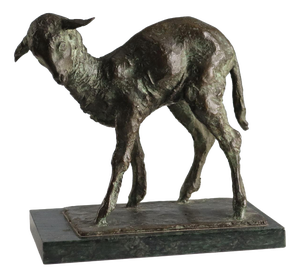 Bronze Lamb Sculpture attributed to Nando Conti