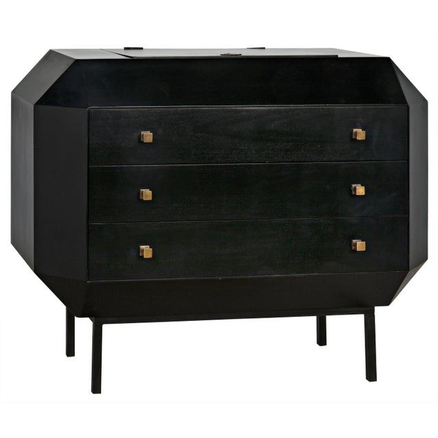 NOIR Rhiana Dresser in Hand Rubbed Black For Sale - Image 11 of 11