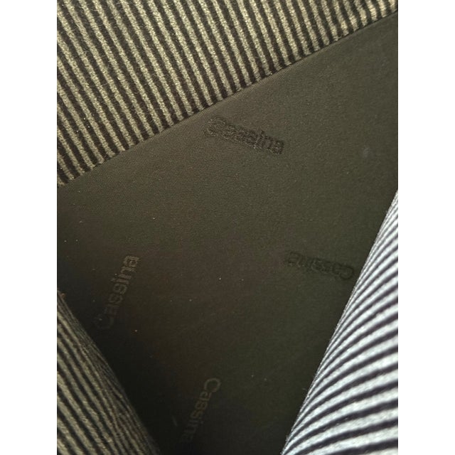 1970s Maralunga 2-Seater Black-Grey Sofa by Vico Magistretti for Cassina, 1970s For Sale - Image 5 of 14