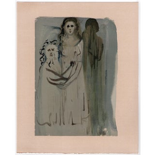 Dali, The Smoke of Anger, 1964, Original Woodcut For Sale