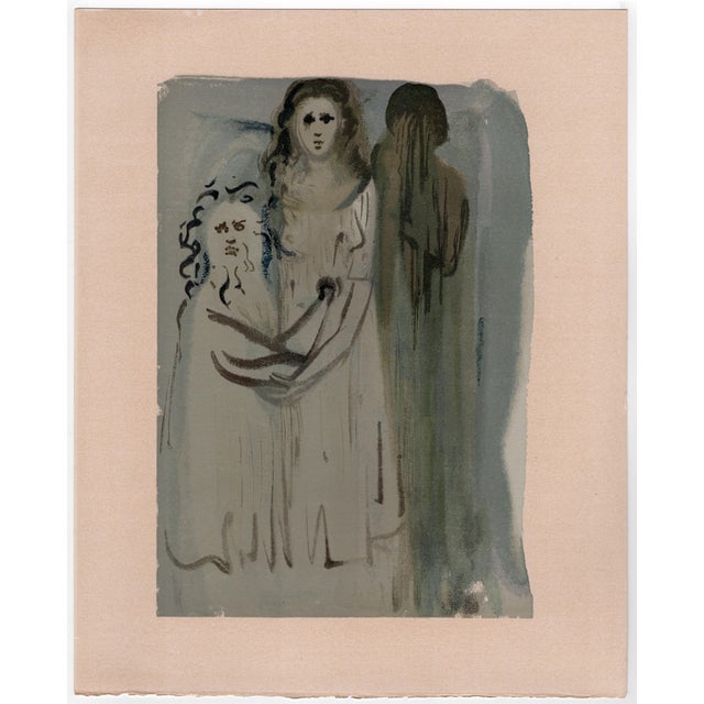 Dali, The Smoke of Anger, 1964, Original Woodcut For Sale