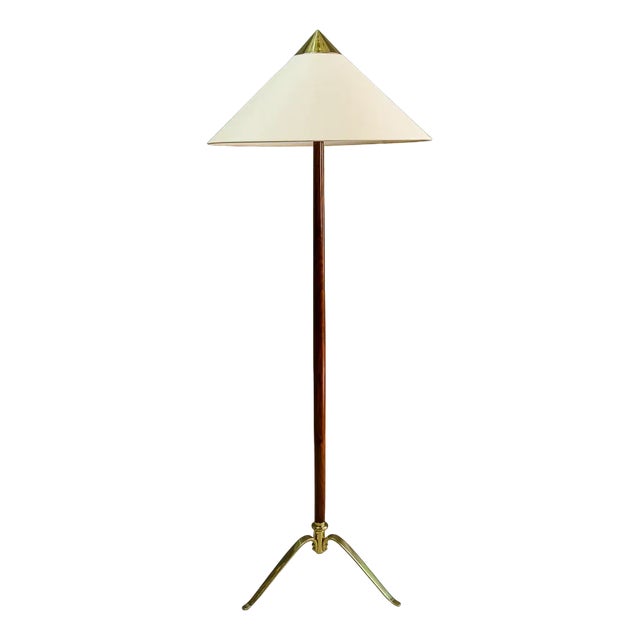 Floor Lamp by Rupert Nikoll, Vienna, 1950s For Sale