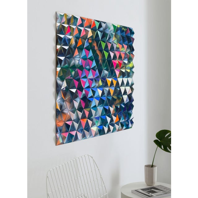 Contemporary Sebastian Welzel, FIS-7 Topographie, 2024, Cardboard, Limited Edition 1 of 1 For Sale - Image 3 of 10