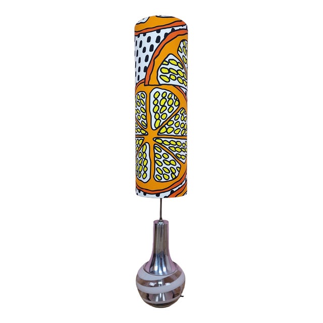 Floor Lamp with Illuminated Glass Base from Doria Leuchten, 1960s For Sale