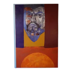 Mid 20th Century J. Zuñiga - Modernist Portrait of a Man