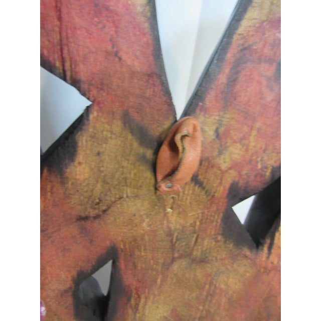 Vintage African Wood Carved Wall Decor 2 Ladies For Sale In New Orleans - Image 6 of 10