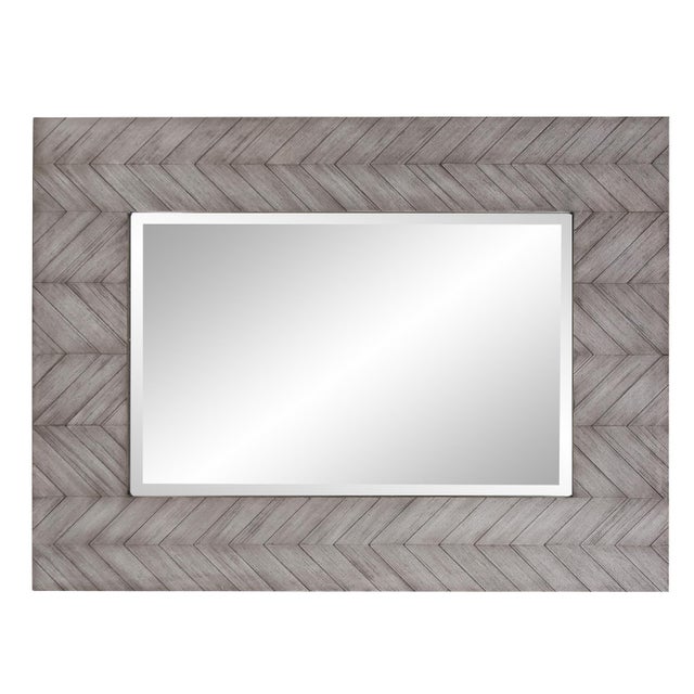 Transitional Cavalier Mirror For Sale - Image 3 of 8