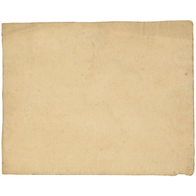 Attrib. William Page, Figures on a Stone Bridge, Graphite and Paper For Sale - Image 5 of 7