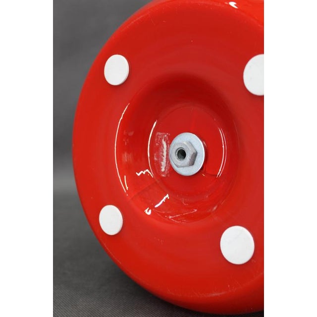 Opaline Glass Mushroom Table Lamp, 1970s For Sale - Image 6 of 9