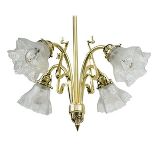 Art Noveau Chandelier, 1908 For Sale