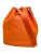 Metal Longchamp Le Pliage Neoprene Crossbody Bucket Bag in Citrus Hermes Orange For Sale - Image 7 of 11
