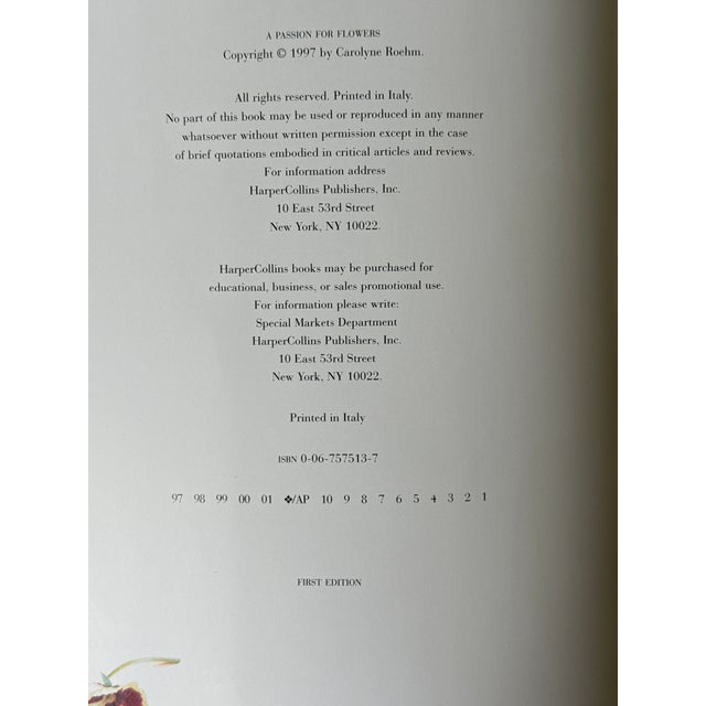 Carolyn Roehm: A Passion for Flowers, 1997 (First Ed.) For Sale - Image 4 of 12