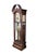 Traditional Vintage Howard Miller Georgian Style Flame Mahogany Moon Dial Grandfather Clock For Sale - Image 3 of 16