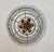 1960s Vintage French Crown Style Flush Mount Brass Chandelier With Soft Blue Crystals⁠ For Sale - Image 13 of 17