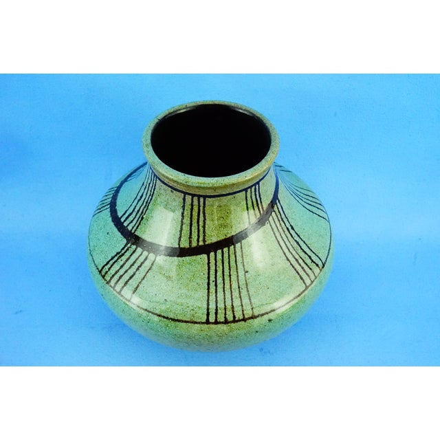 Mid-Century Ceramic Vase attributed to Alessio Tasca for Istituto Statale d'Arte, Venice, Italy, 1950s For Sale - Image 9 of 18