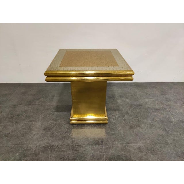 Hollywood Regency Occasional Table by Gony Nava, 1980s For Sale - Image 3 of 13